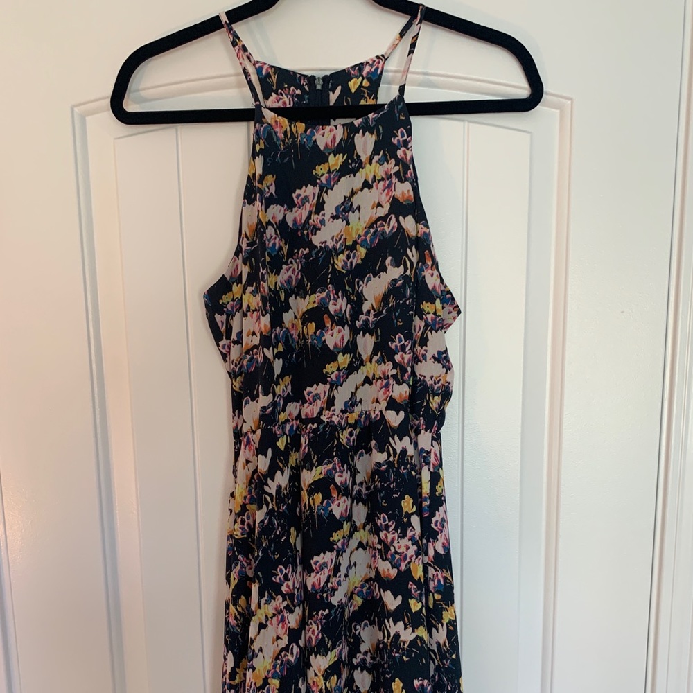 Aqua Floral Dress